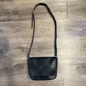 Vintage Coach 4125 Bistro Shoulder Bag Black Leather